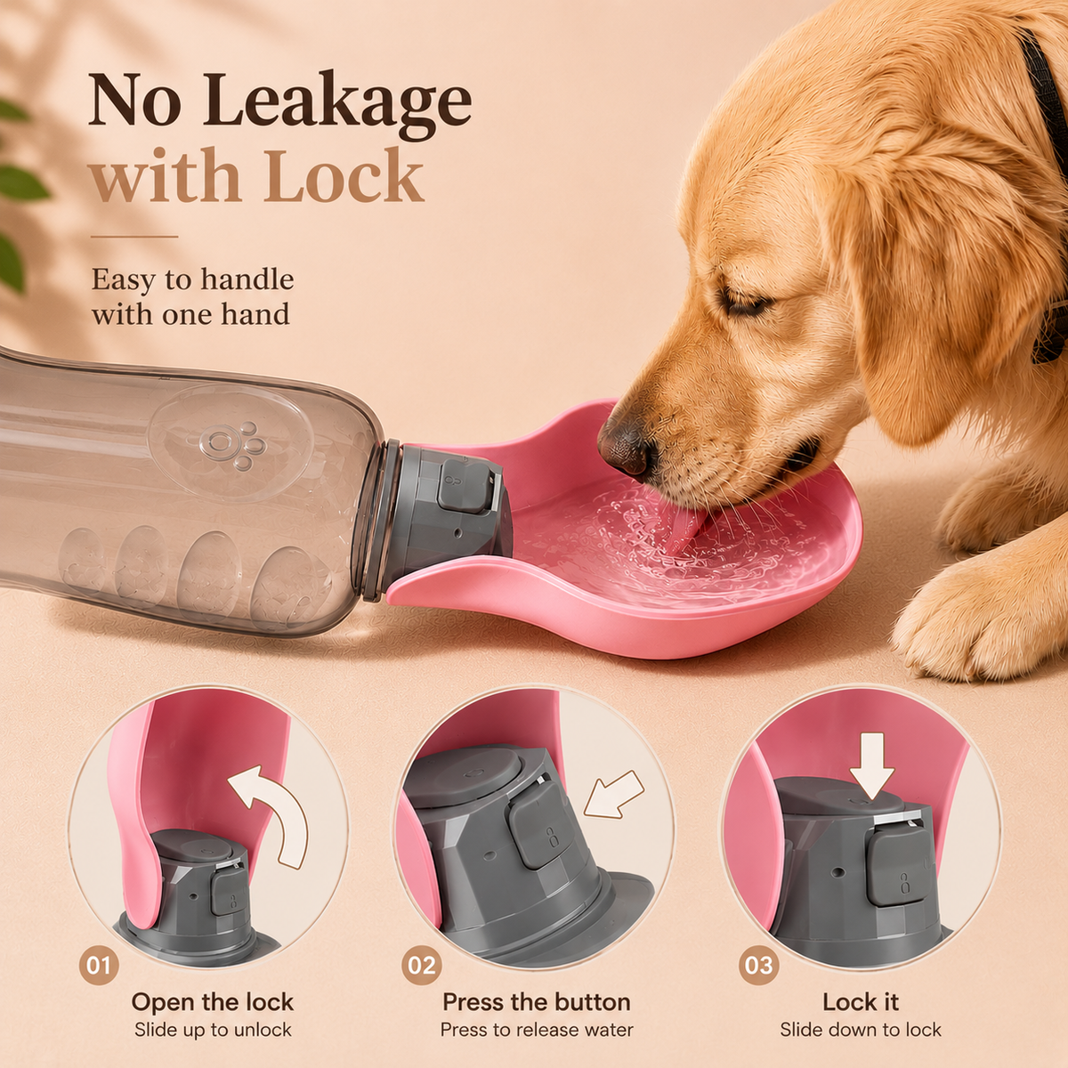 HydraPup™ — The Leakproof Dog Water Bottle for Every Adventure